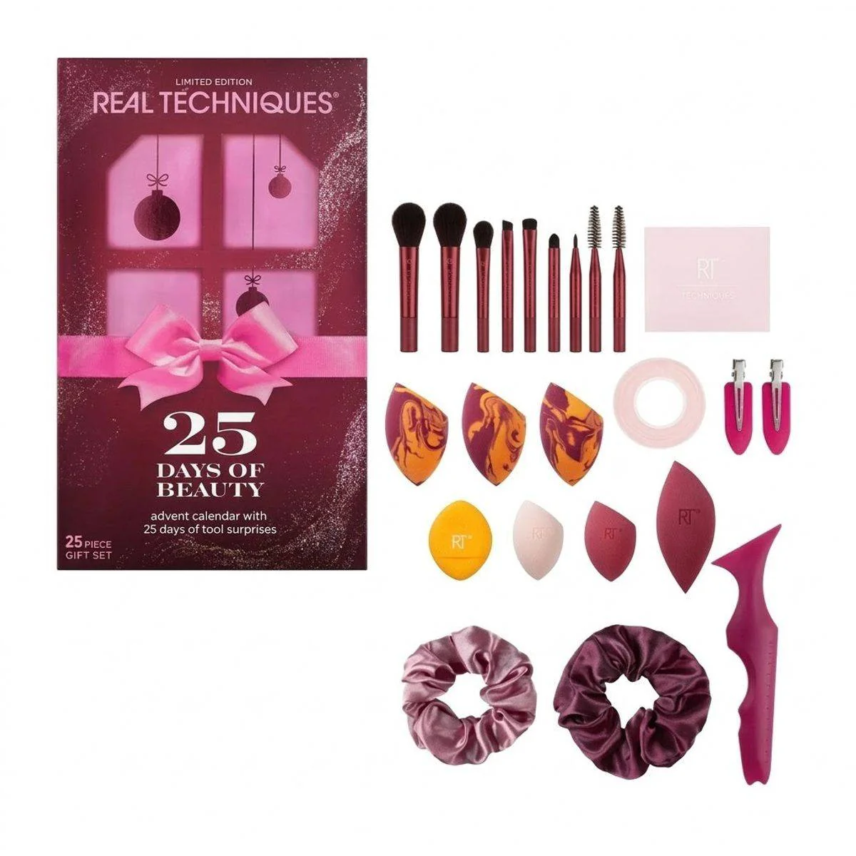 Real Techniques 25 Days of Beauty Advent Calendar 25 Piece Gift Set - Image 2