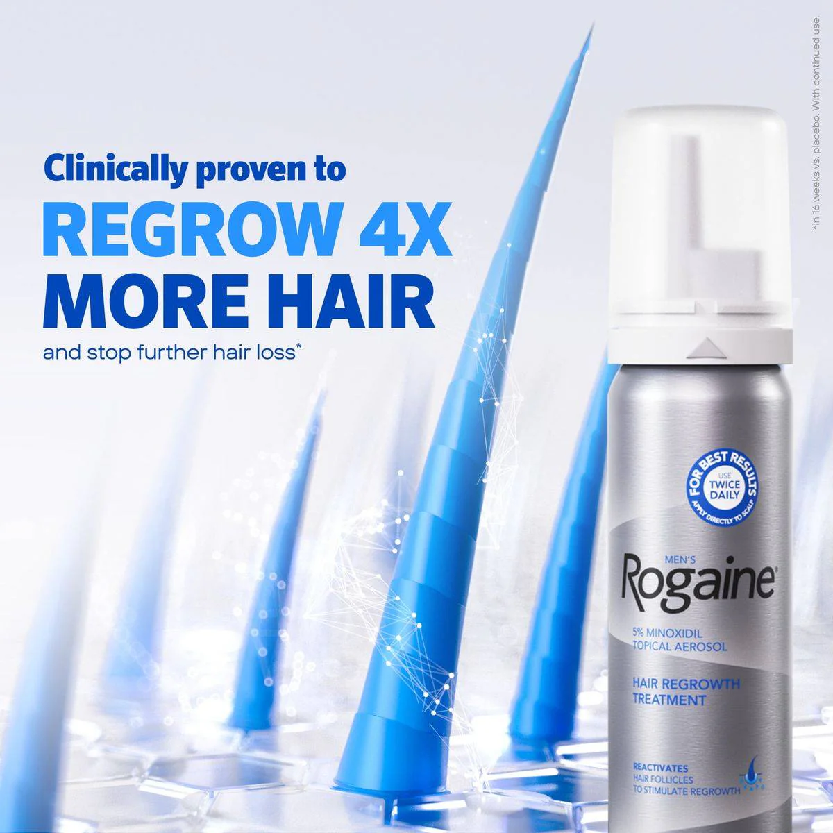 Regaine Men 5% Foam 60g/73ml Single Pack - Image 6