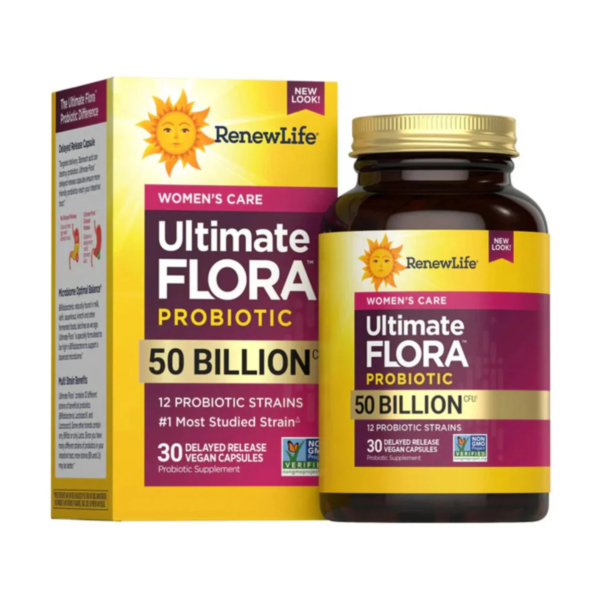 Renew Life Womens Care Probiotic 50 Billion CFU 30 Capsules