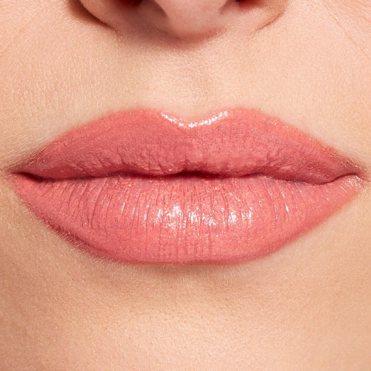 Revolution Makeup Pout Lip Gloss Stick Shimmer Peach Fizz 3g - Image 4