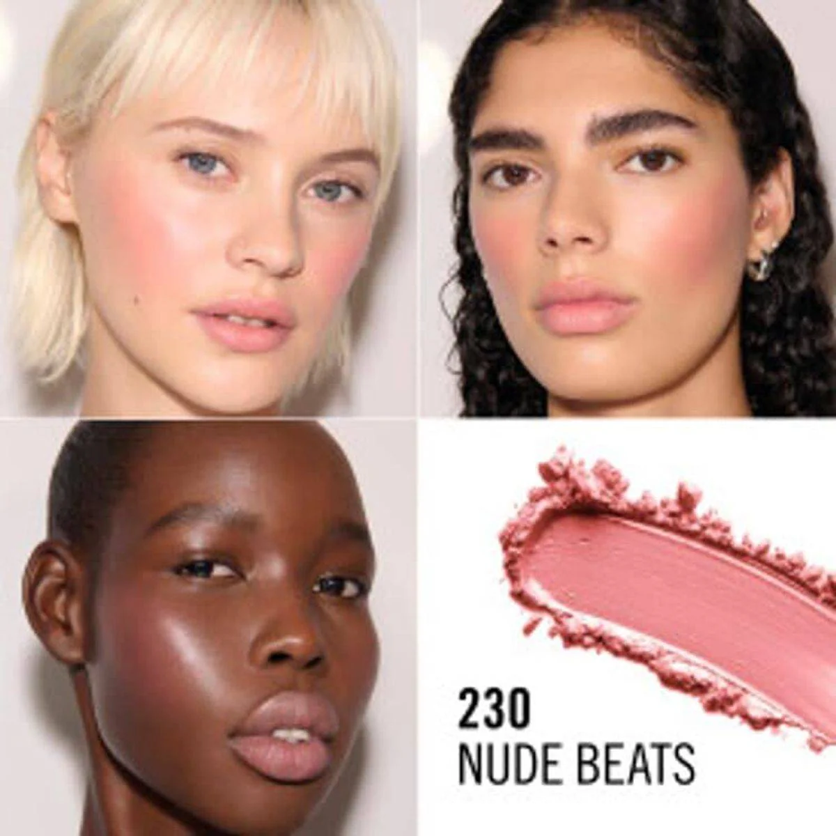 Rimmel Spotify Collection Cheek & Lip Stick 230 Nude Beats 6g - Image 2