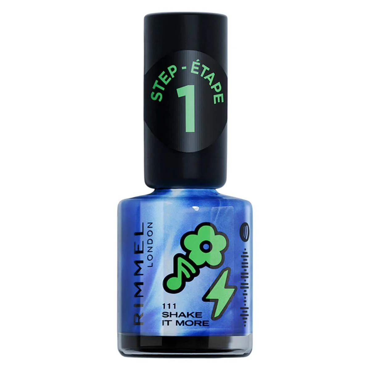 Rimmel Spotify Collection Super Gel Nail Polish Blue Chrome 12ml