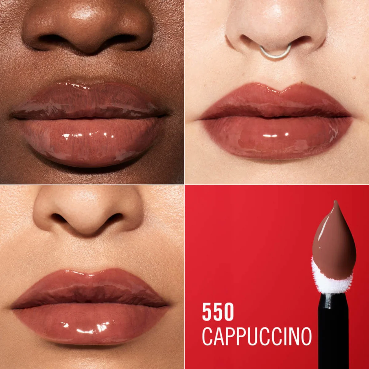 Rimmel Thrill Seeker Lip Latex 550 Cappuccino 6g - Image 4