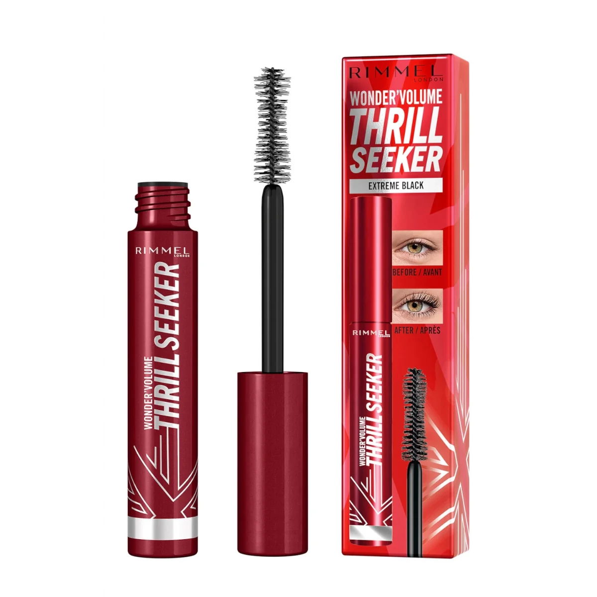Rimmel Thrill Seeker Mega Lift Mascara Black 8ml - Image 2