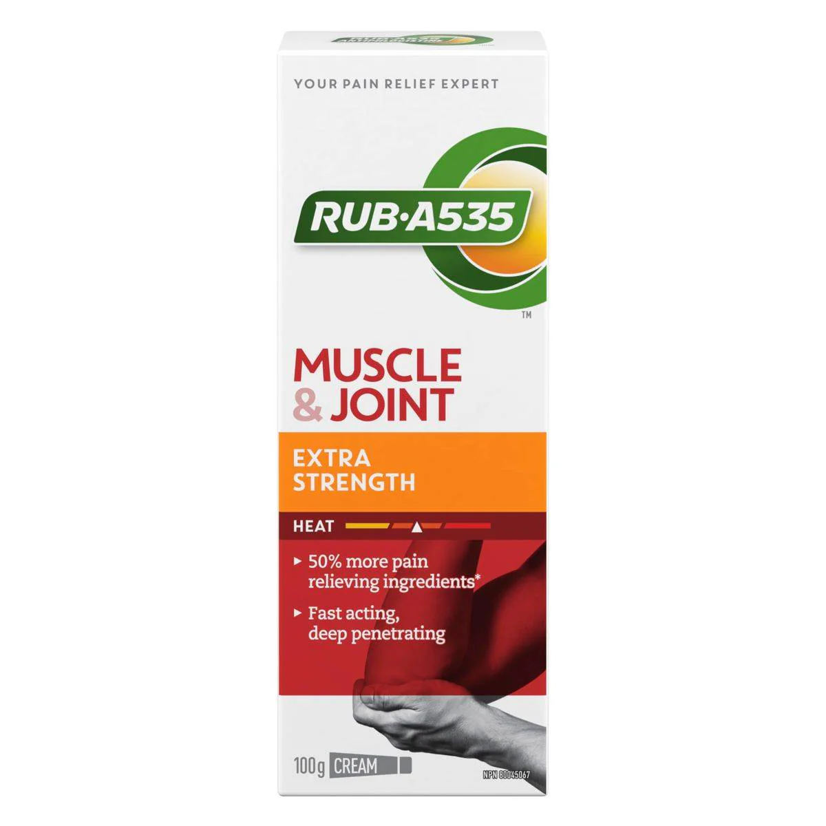 Rub A535 Extra Strength Heat Cream 100g