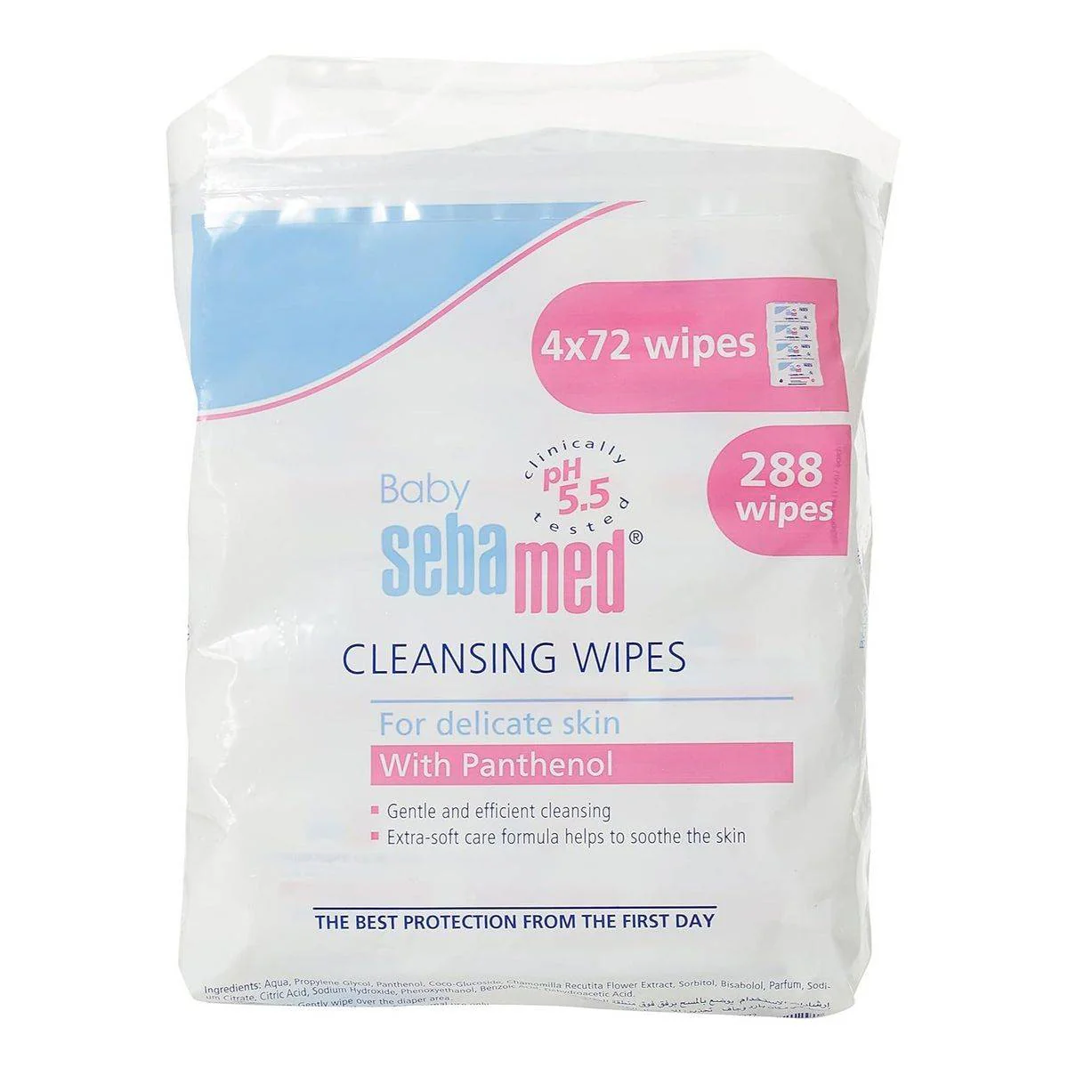Sebamed Baby Cleansing Wipes 288 Sheets - Image 2