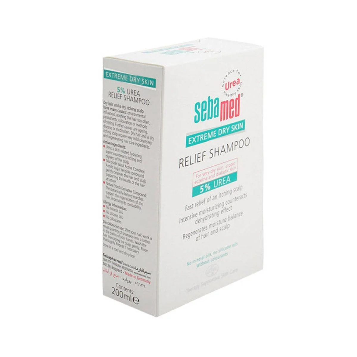 Sebamed Extreme Dry Skin Urea 5% Relief Shampoo 200ml - Image 2