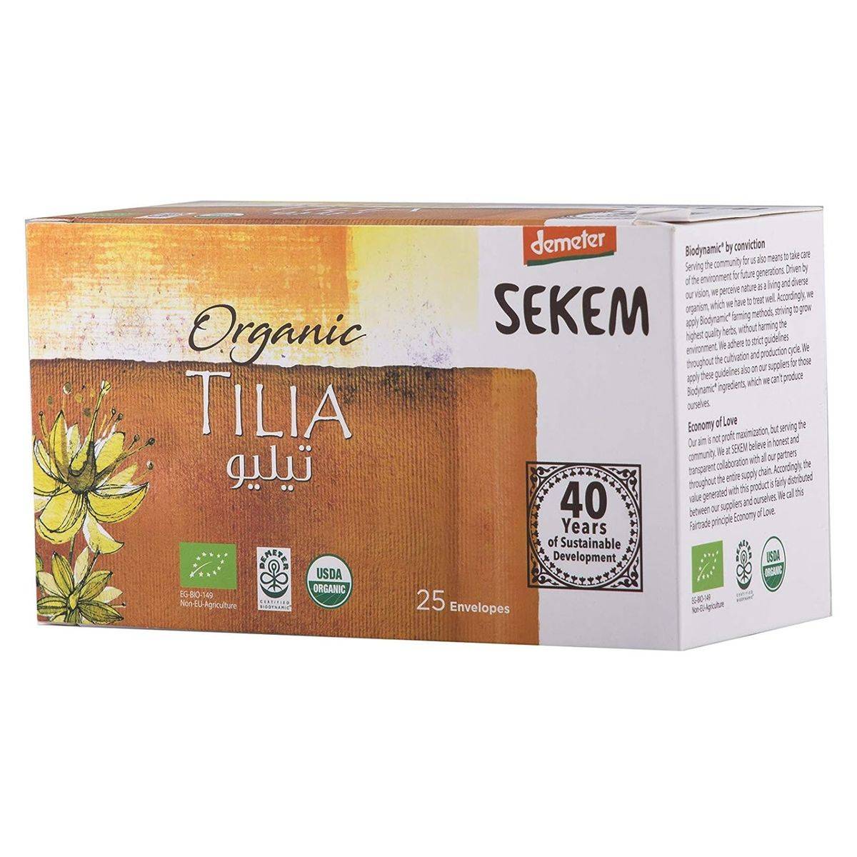 Sekem Organic Tea Tilia 25 Bags - Image 2