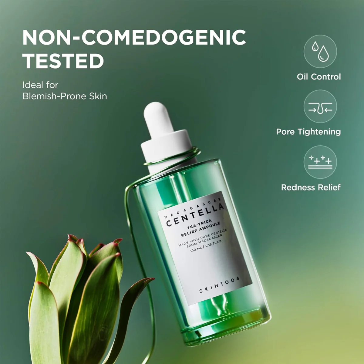Skin1004 Madagascar Centella Tea-Trica Relief Ampoule 100ml - Image 4
