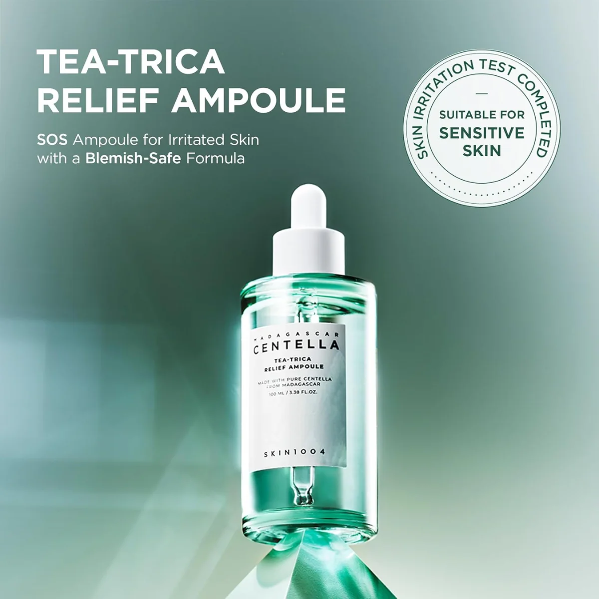 Skin1004 Madagascar Centella Tea-Trica Relief Ampoule 100ml - Image 5