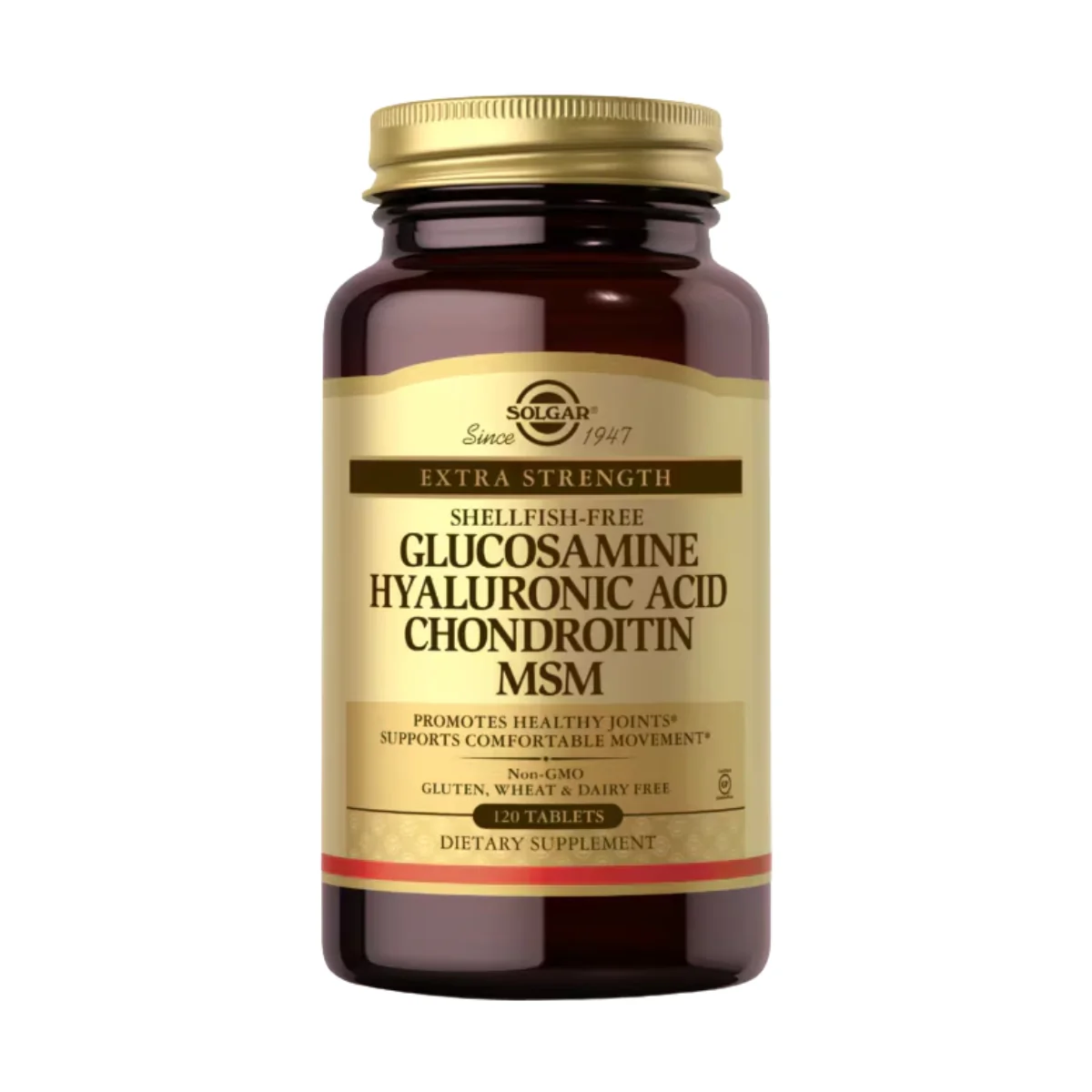 Solgar Glucosamine Hyaluronic Acid Chondroitin MSM 120 Tablets