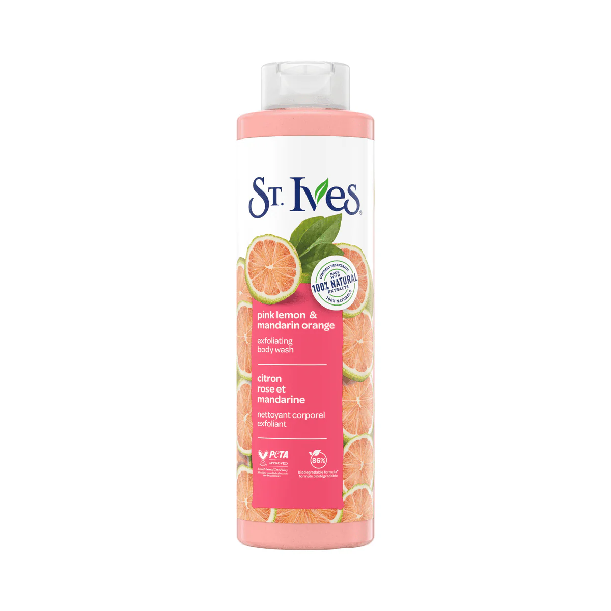 St. Ives Body Wash Pink Lemon & Mandarin Orange 700ml - Image 6