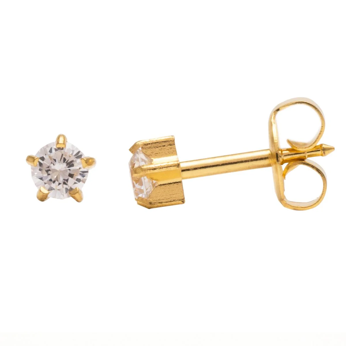 Studex Gold Plated Maxi Tiffany Cubic Zirconia Card Deluxe - Image 4