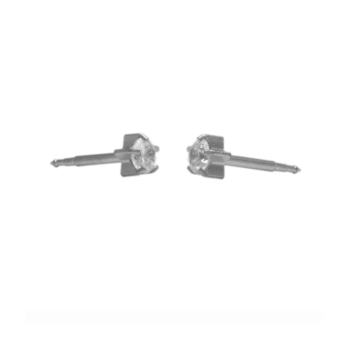 Studex Stainless Steel Regular Tiffany Cubic Zirconia Card Deluxe - Image 2