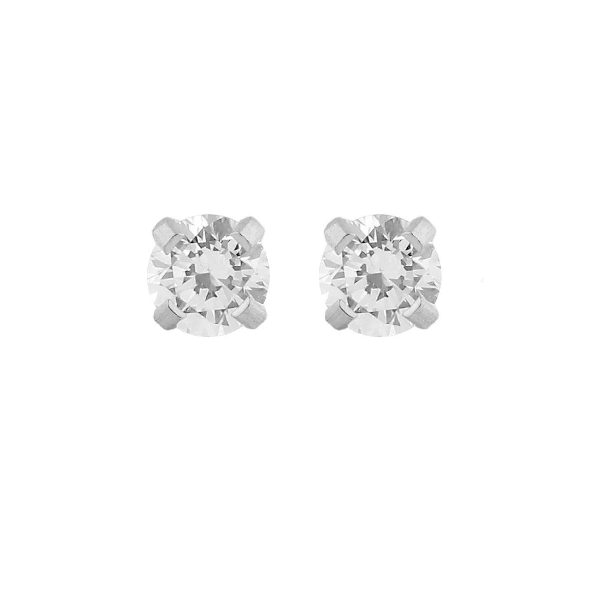 Studex Stainless Steel Tiffany 4mm Cubic Zirconia Kids