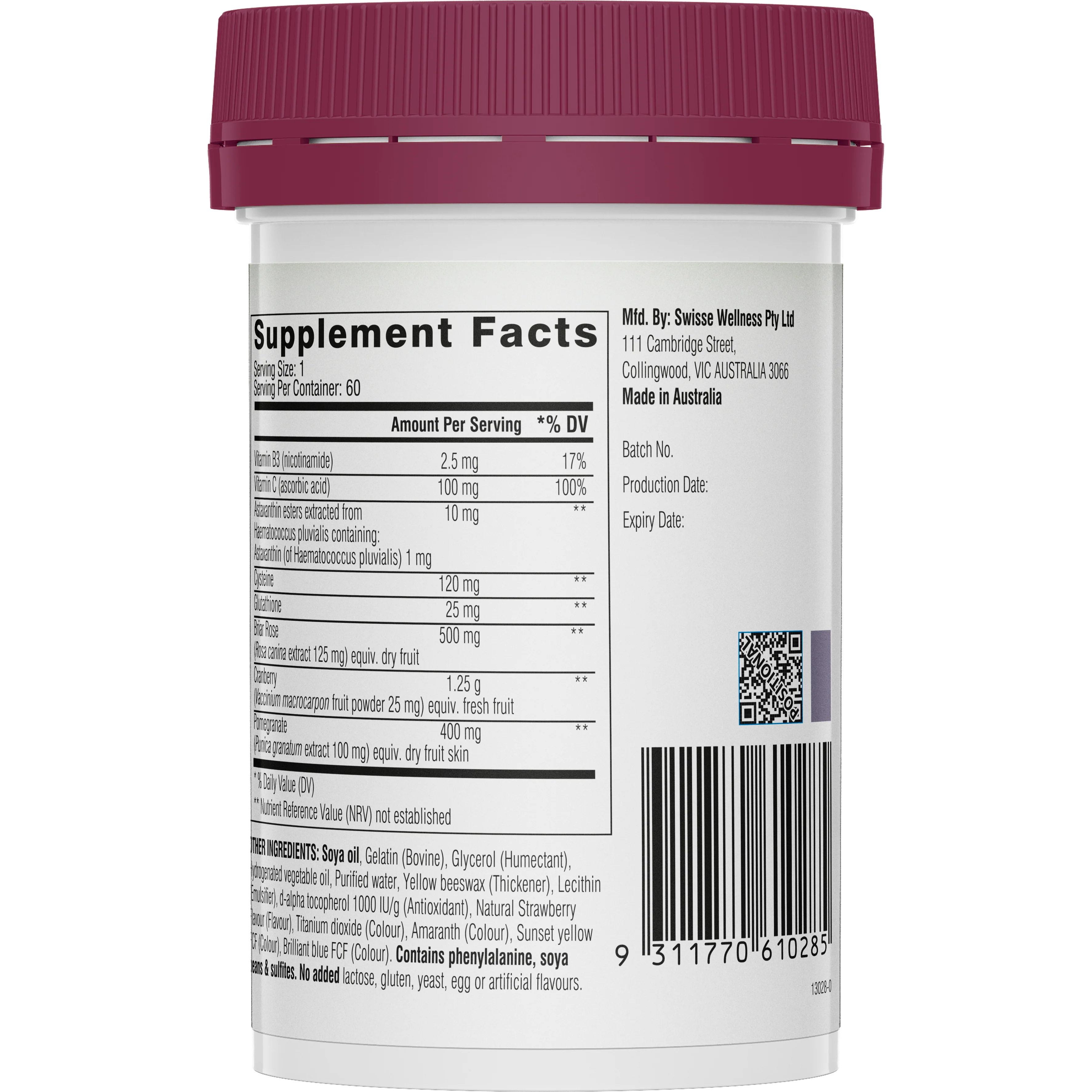 Swisse Beauty Bright Skin Booster 60 Capsules - Image 2