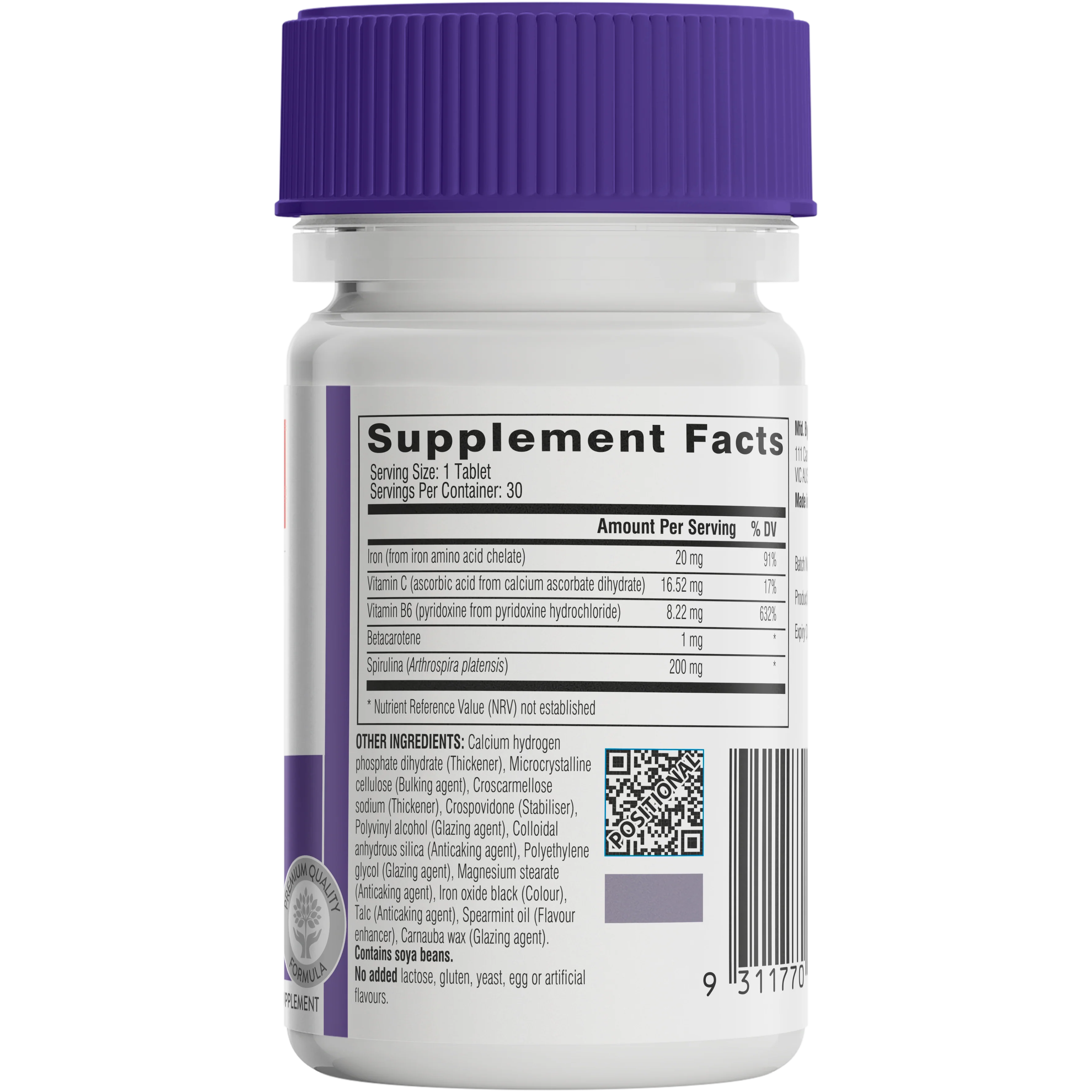 Swisse Ultiboost Iron 30 Tablets - Image 4
