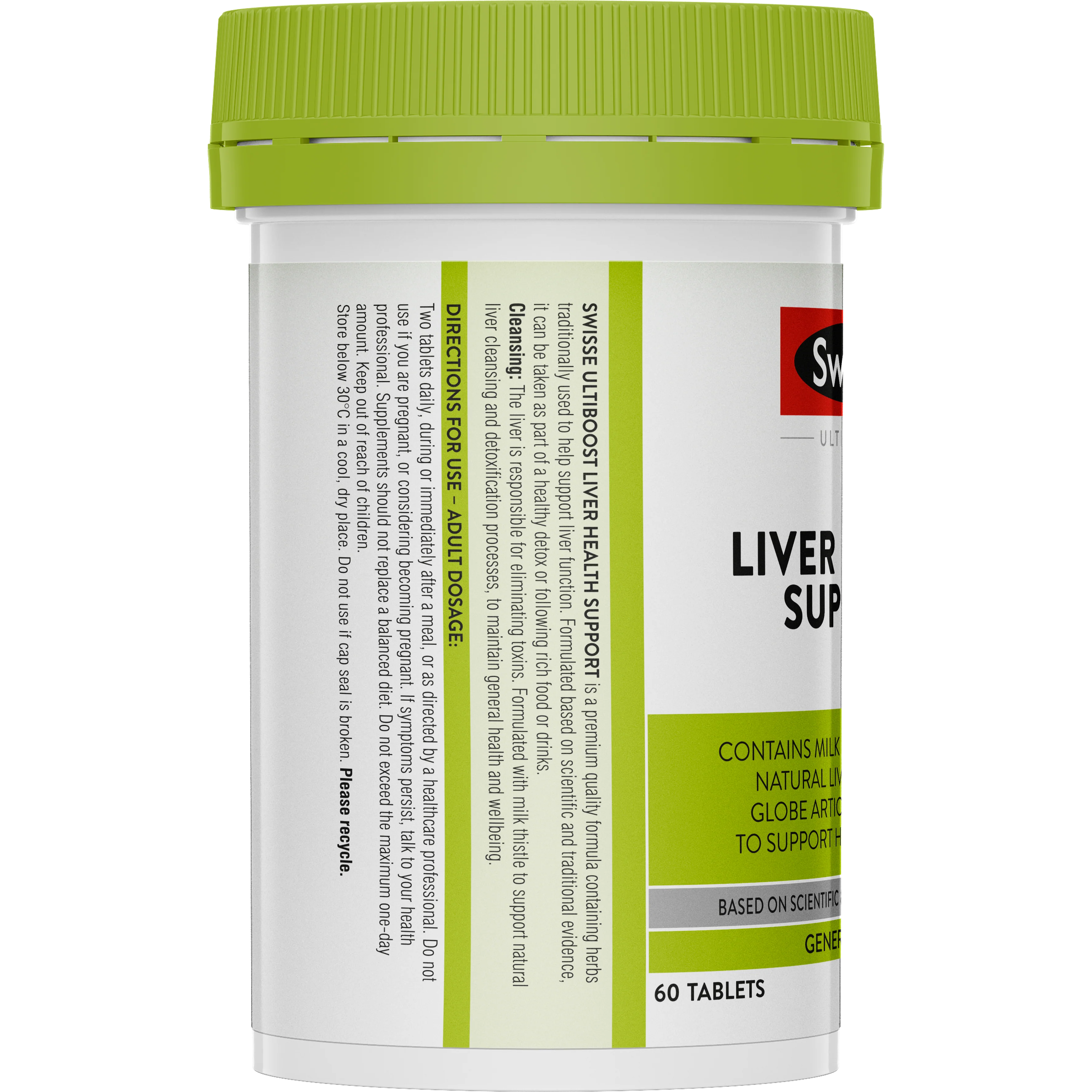 Swisse Ultiboost Liver Health Support 60 Tablets - Image 3
