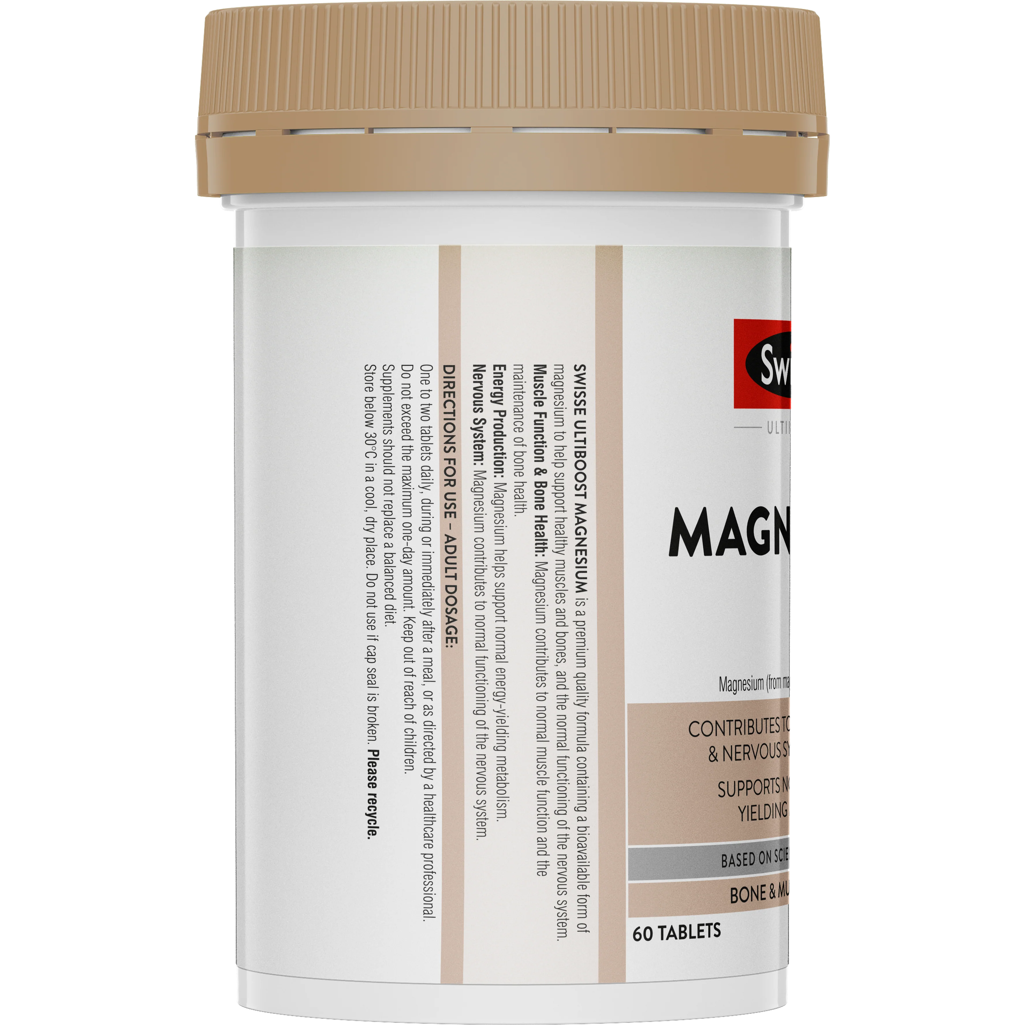 Swisse Ultiboost Magnesium 60 Tablets - Image 2