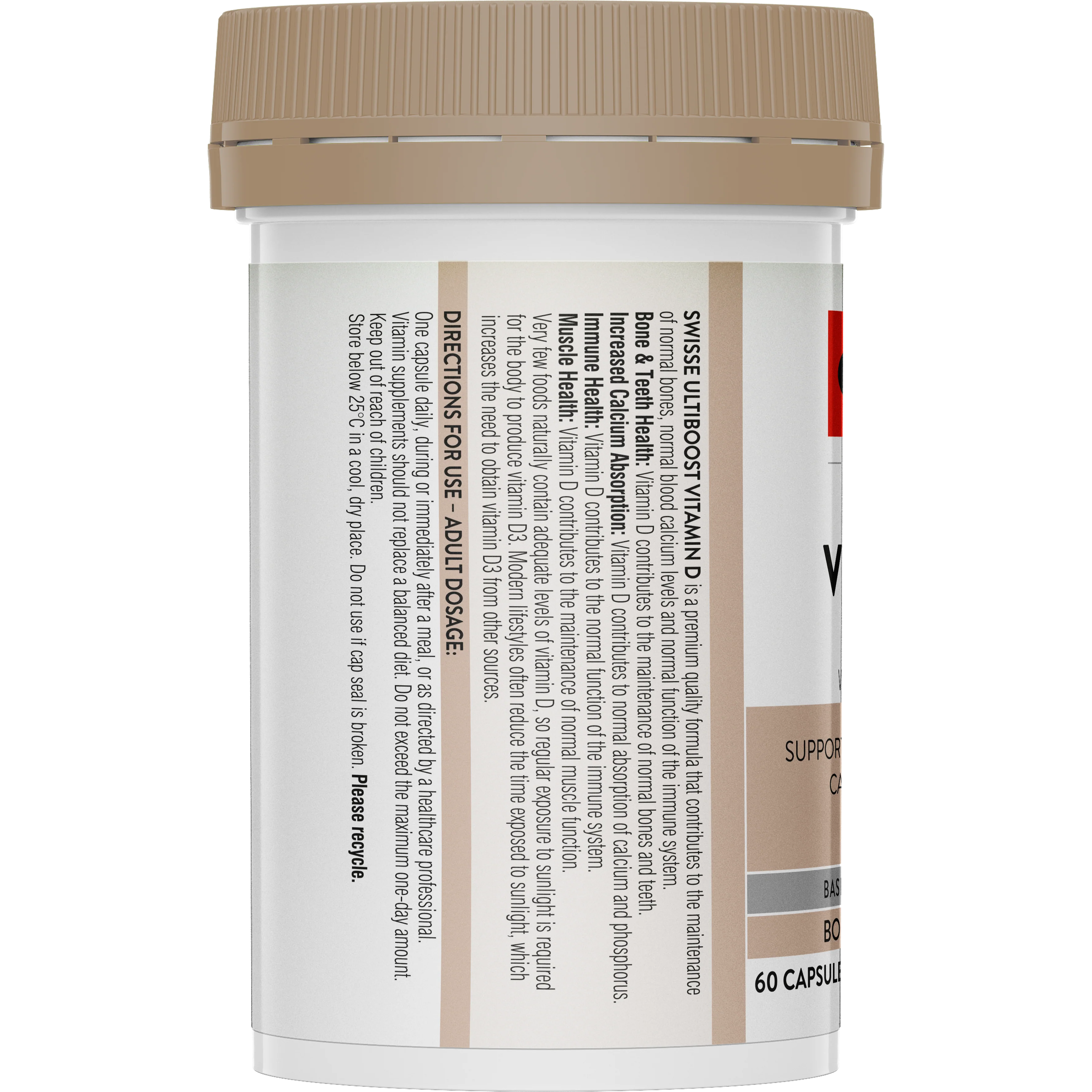 Swisse Ultiboost Vitamin D 60 Capsules - Image 4