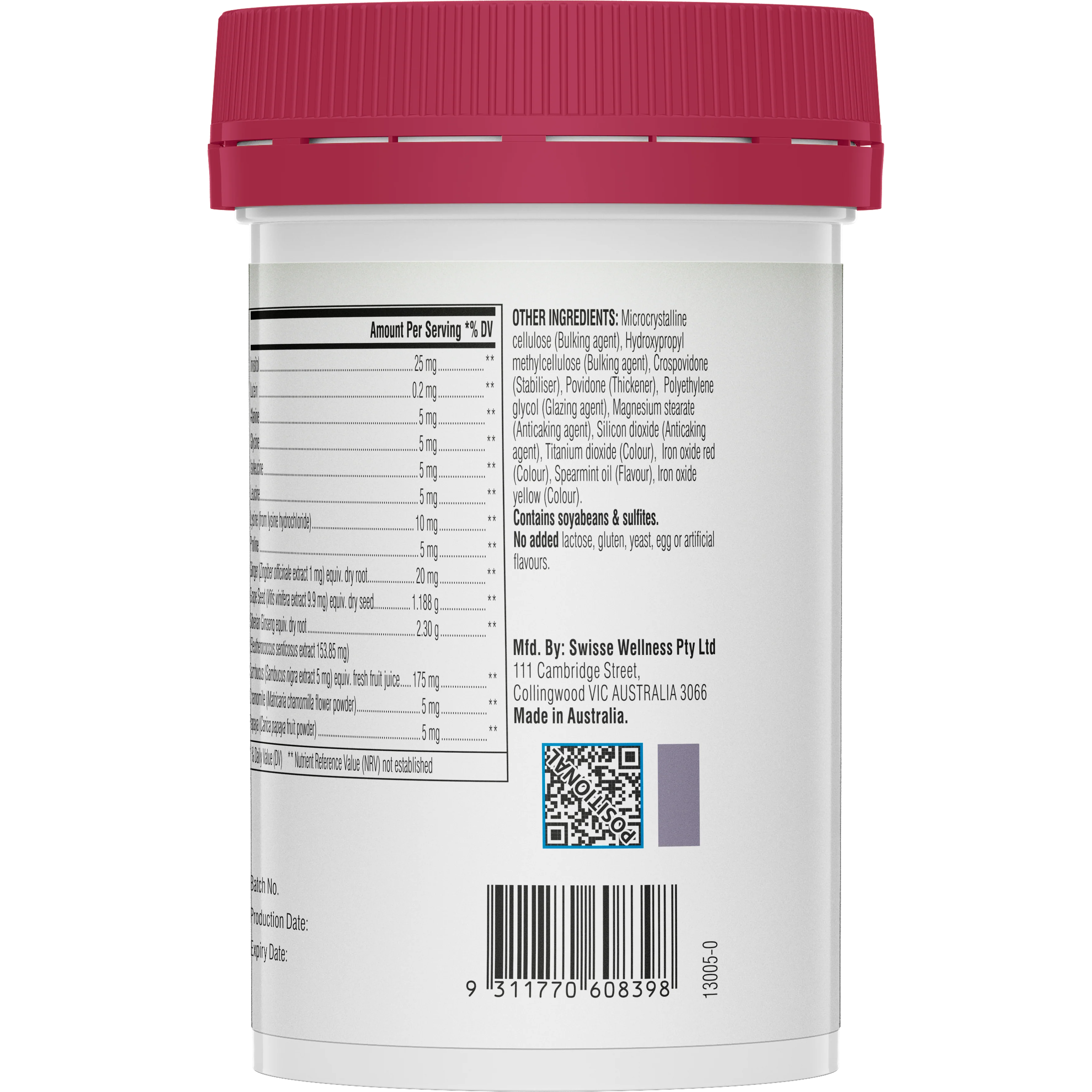 Swisse Ultivite Womens Multivitamin 60 Tablets - Image 3