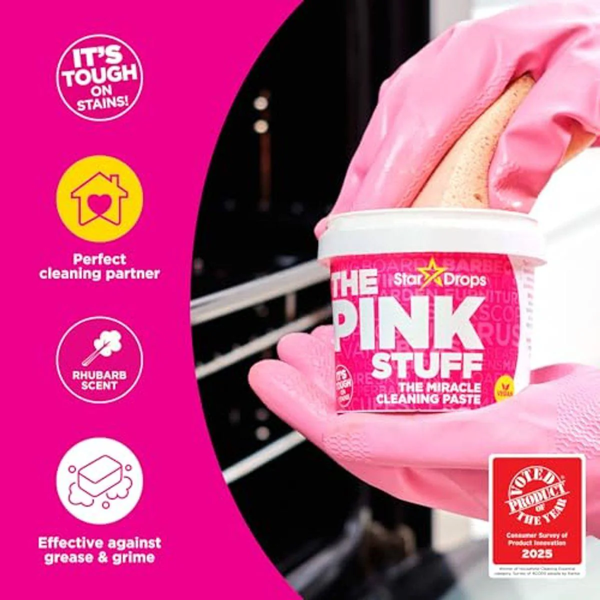 The Pink Stuff The Miracle Cleaning Paste 850g + Sqeezy Kit - Image 4