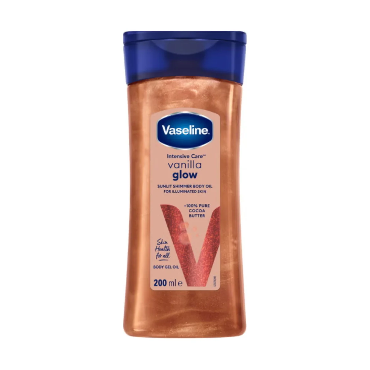 Vaseline Body Oil Intensive Care Vanilla Glow Sunlit Shimmer 200ml