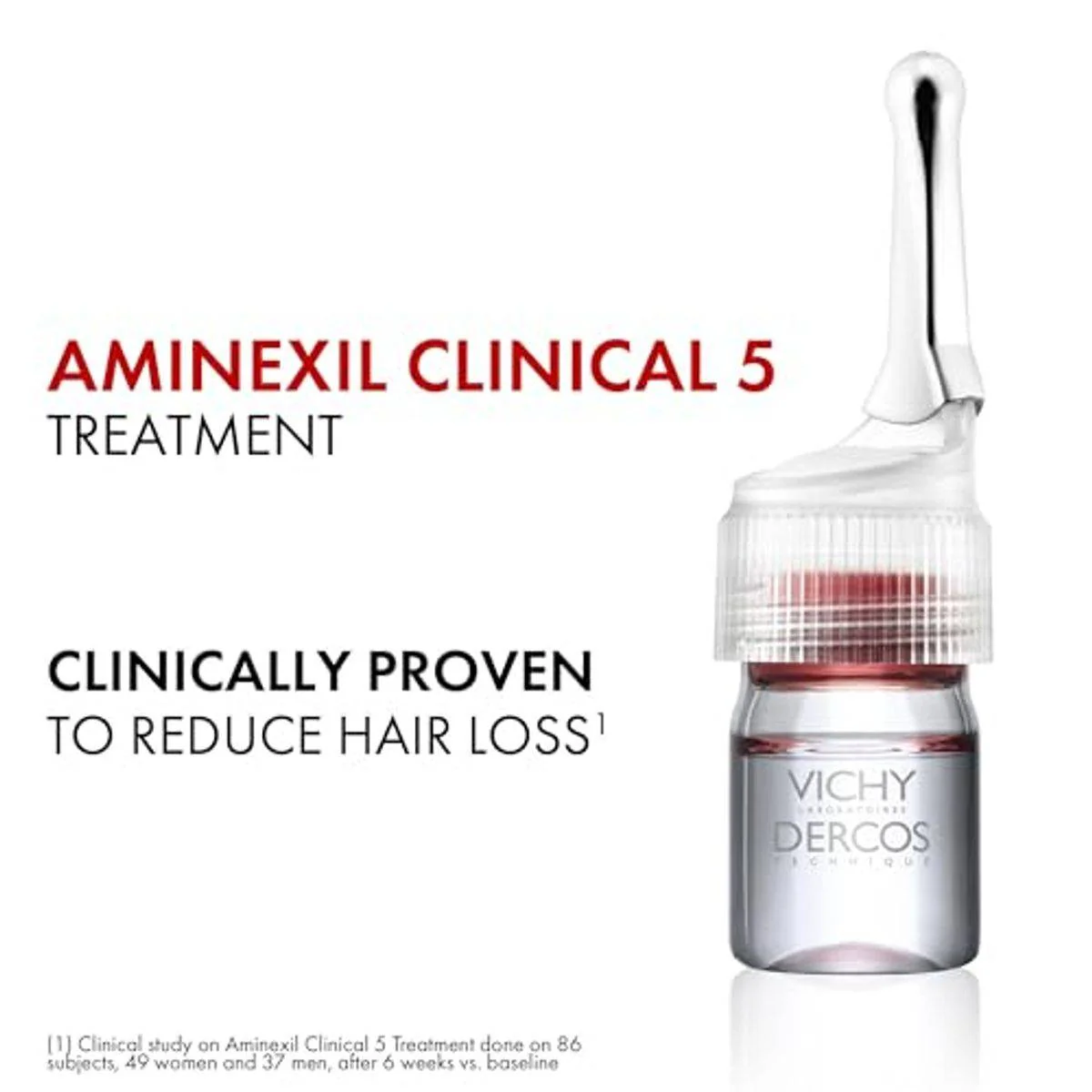 Vichy Dercos Aminexil Clinical 5 Men 6ml x 21 Ampoules - Image 4