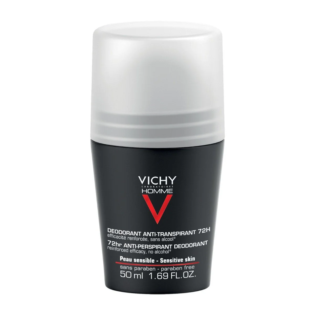 Vichy Homme 72Hr Invisible Resist Antiperspirant Roll-On 50ml