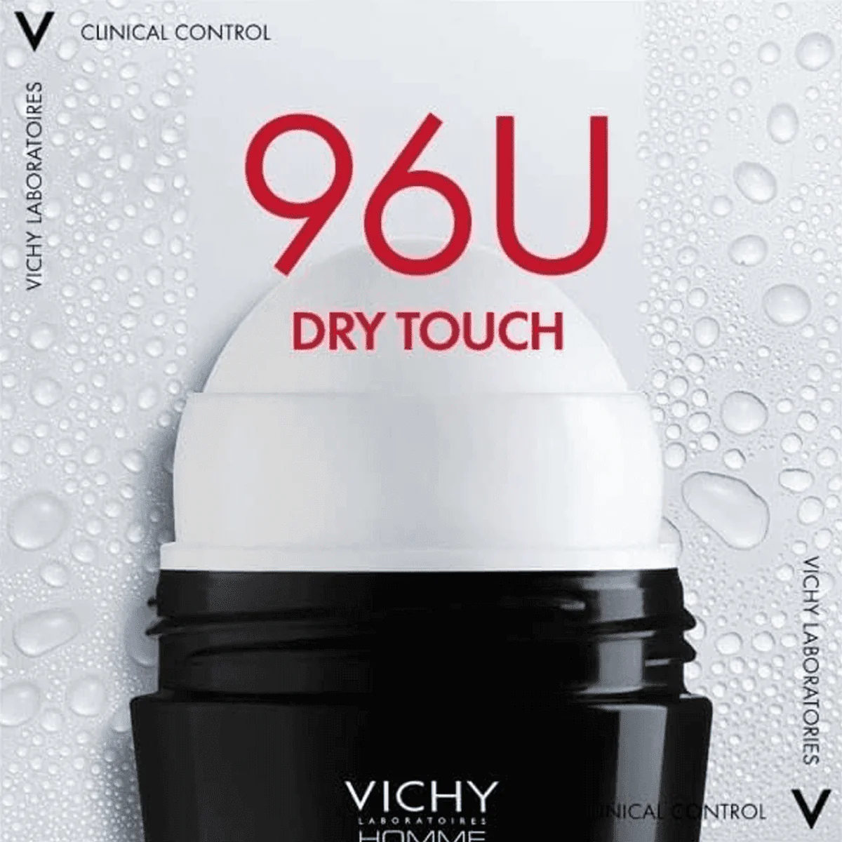 Vichy Homme 96Hr Clinical Control Deodorant Men Roll-On 50ml - Image 2