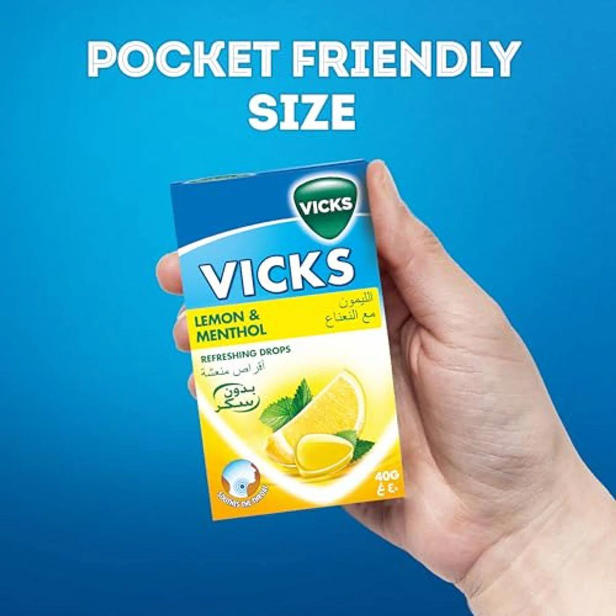 Vicks Throat Drops Lemon 40g - Image 6