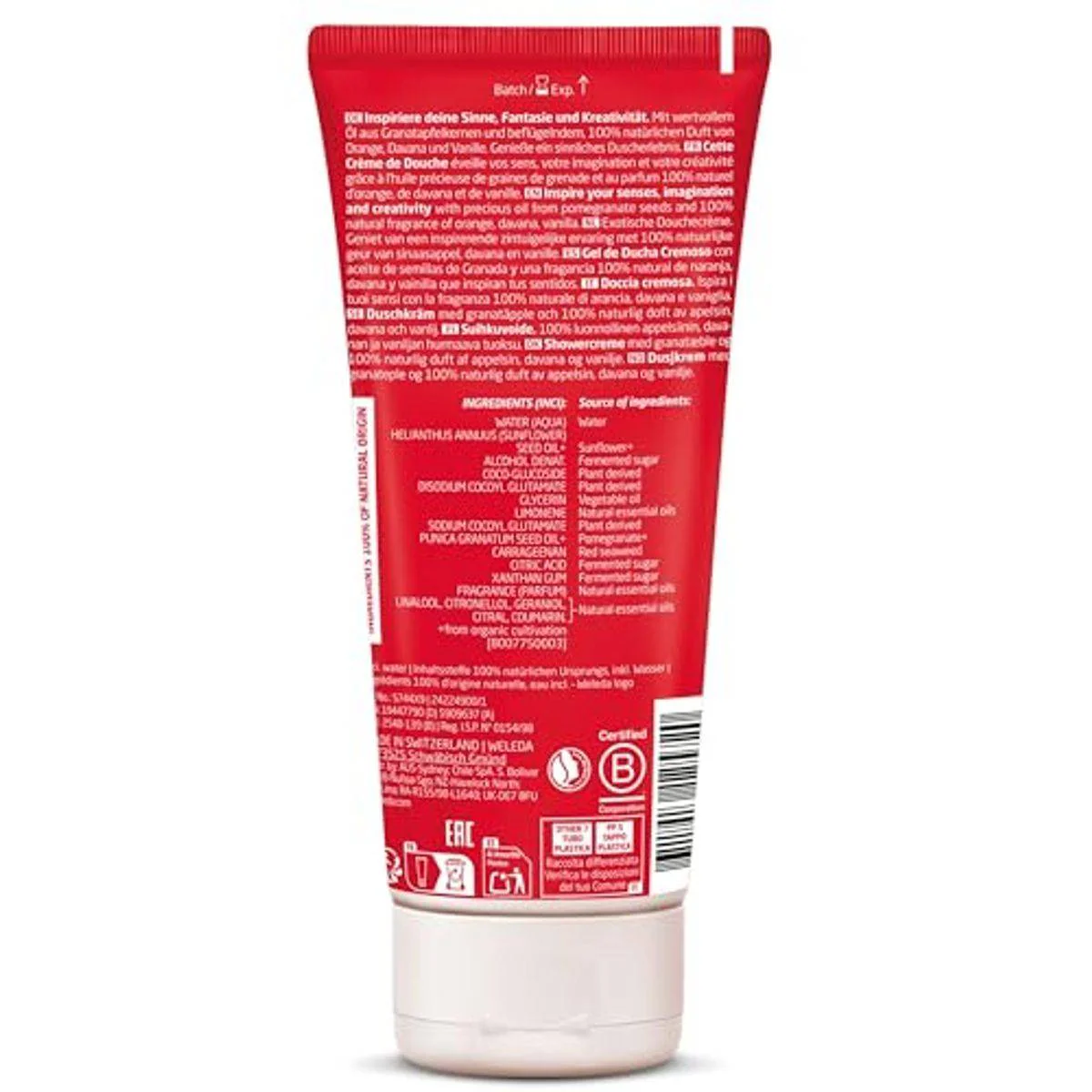 Weleda Pomegranate Body Wash 200ml - Image 4