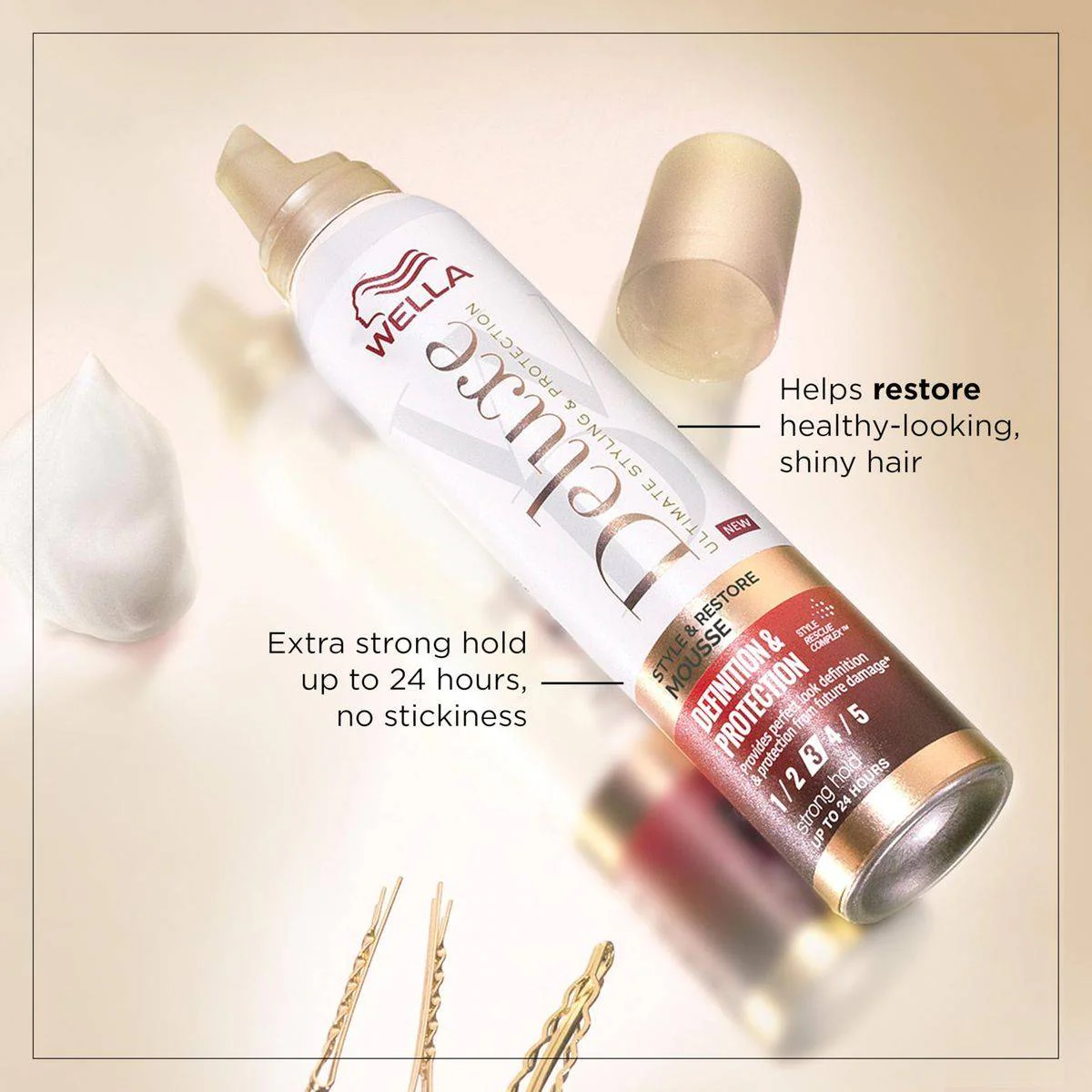 Wella Deluxe Definition & Protection Mousse 200ml - Image 2